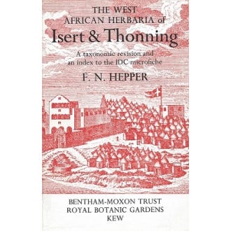 The West African Herbaria of Isert and Thonning - cover