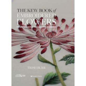 The Kew Book of Embroidered Flowers - cover