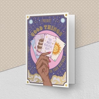 'Good Things on your Birthday' Greeting Card