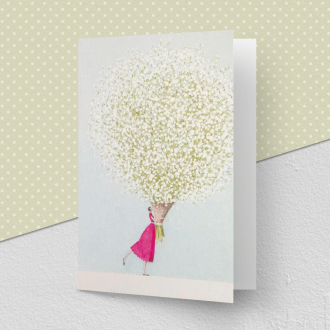 Baby's Breath Greeting Card