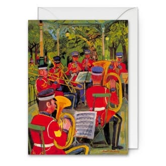 TFL Bands in the Park Greeting Card