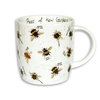 Bees of Kew Mug, White