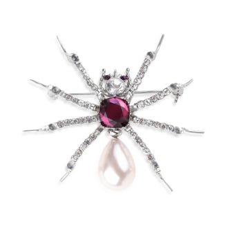 Bill Skinner Pearl Spider Brooch