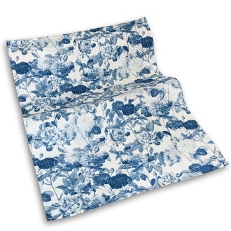Kew Blue Rose Tea Towel