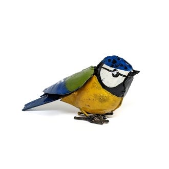 Metal Blue Tit
