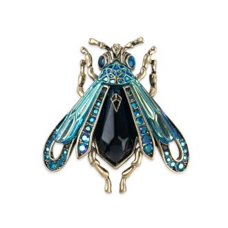 Vintage Moth Brooch