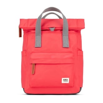 Roka Recycled Nylon Canfield B Medium Backpack, Poppy Red
