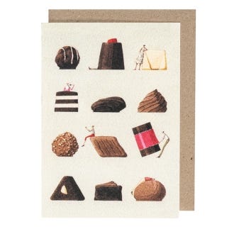 Archive Chocolates Greeting Card