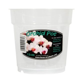 Clear Orchid Pot 12cm