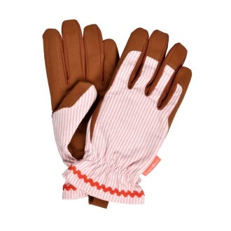 Country Cottage Gardening Gloves, Pink Stripe, from Burgon & Ball