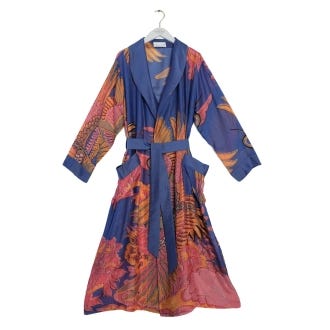 One Hundred Stars Gown Crane Cobalt