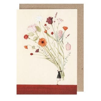 Flower Bundle Greeting Card