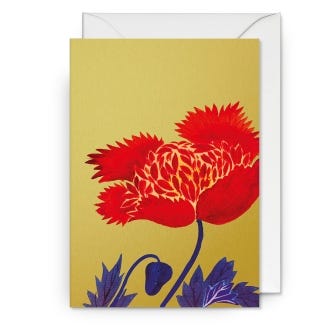 Kew Gold Aiko Princess Greeting Card