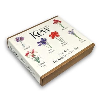 The Kew Heritage Sweet Pea Box