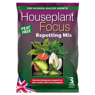 Houseplant Focus Repotting Mix, 3L