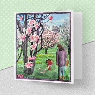 Kew Gardens Greeting Card, March