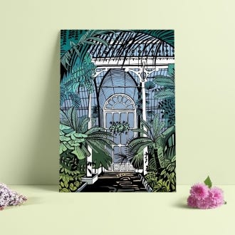 Kew Palm House Doorway A3 Print