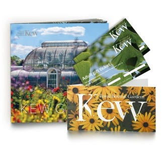 2 Adult Gift Tickets + Kew Guide