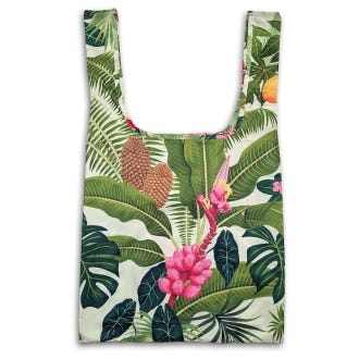 Kew Charlotte Day Palm Print Recycled Plastic Kind Bag