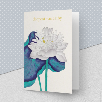 Kew Deepest Sympathy Greeting Card