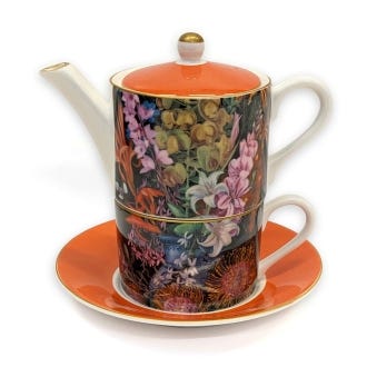 Marianne North Tea For One, Teapot with Tea Cup & Saucer