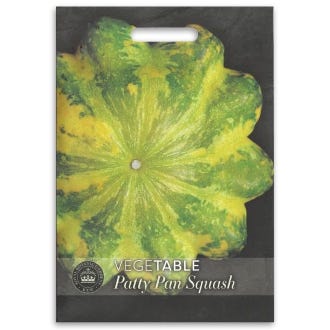 Kew Patty Pan Squash 'Green Disc F1' Seeds
