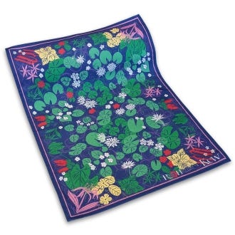 Kew Rory Hutton Waterlily Tea Towel