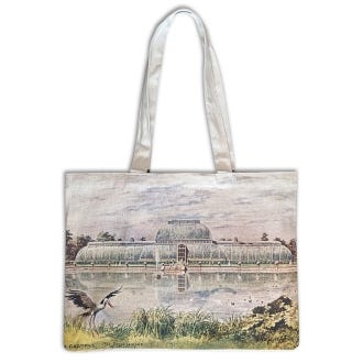 Kew Vintage Palm House Tote Bag