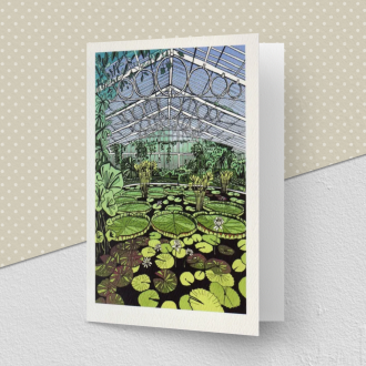 Kew Waterlily House Card