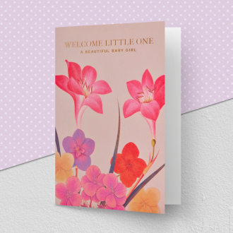 Kew Welcome Little One Card
