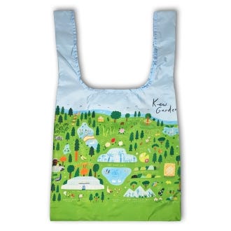 Kew Gardens Map Recycled Plastic Kind Bag