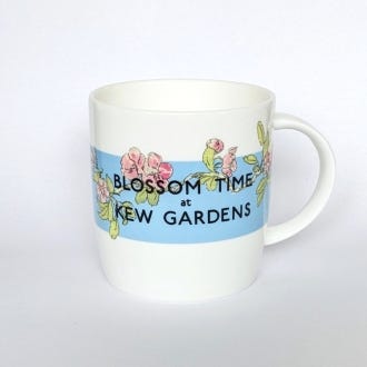 Kew x TFL Blossom Time Mug
