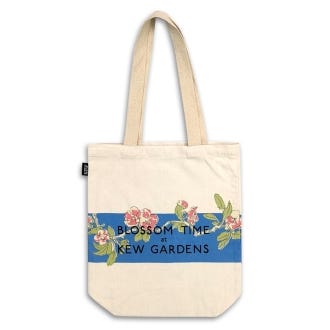 Kew x TFL Blossom Time Tote Bag
