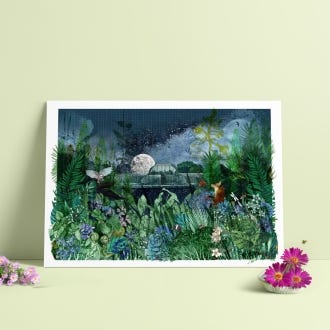 Lucille Clerc 'A Night at Kew Gardens' A3 Print