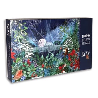 'A Winter Night at Kew Gardens' Jigsaw Puzzle, 1000 pieces