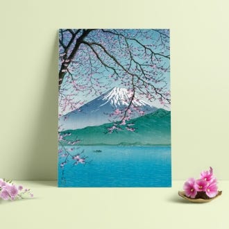 Mount Fuji in Springtime A3 Print by Ezen Design
