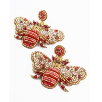 My Doris, Autumn Bee Earrings