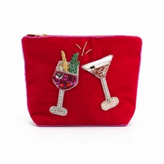 My Doris, Pink Fizz and Espresso Small Pouch