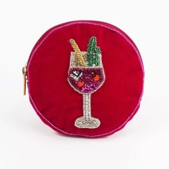 My Doris, Pink Fizz Round Pouch