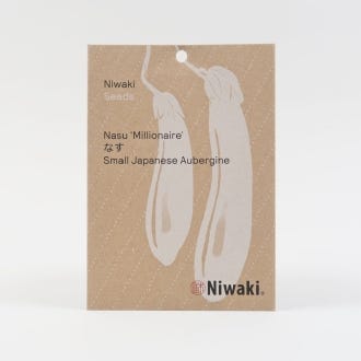 Niwaki Japanese Vegetable Nasu 'Millionaire' Seeds