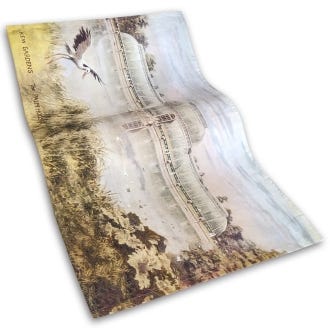 Kew Gardens Palm House & Heron Tea Towel