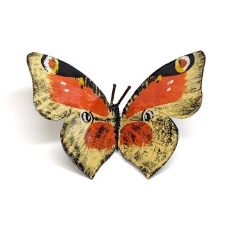 Metal Butterfly, Peacock
