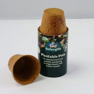 Plantable Round Pots, 6cm