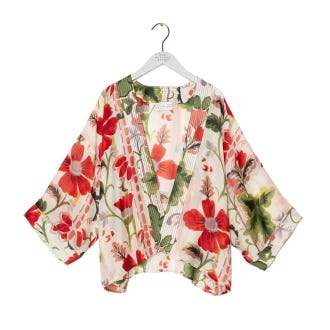 Poppy Red Kimono