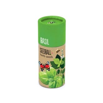 Kew Herb Seedball Tube, Basil