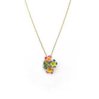 Kew x Bill Skinner Spring Flower Pendant Necklace