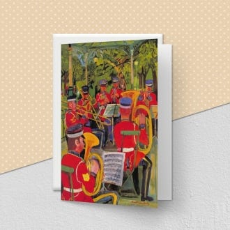 TFL Bands in the Park Greeting Card