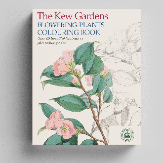The Kew Gardens Flowering Plants Colouring Book cover