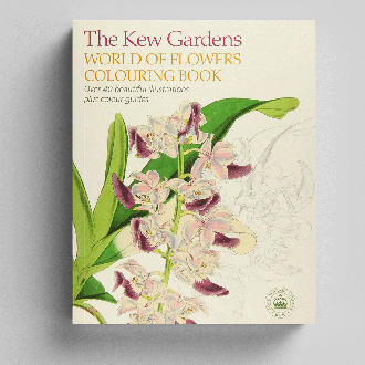 The Kew Gardens World of Flowers Colouring Book - cover