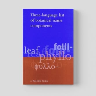 Three-Language List of Botanical Name Components
